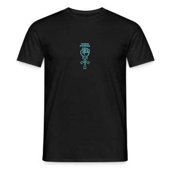 Wind Power - Männer T-Shirt - Schwarz - Vorne - AI Model Male 178 light (178cm)