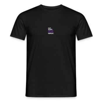 Culture de la vigne, vignoble, vigneron amateur, vigneron - T-shirt homme - noir - Devant - AI Model Male 178 light (178cm)