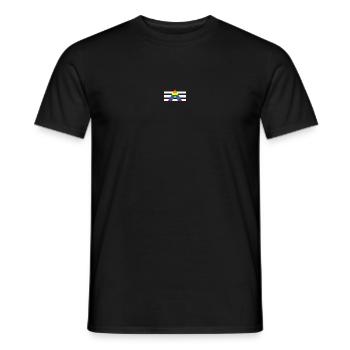 Drapeau De la fierté alliée - T-shirt homme - noir - Devant - AI Model Male 178 light (178cm)