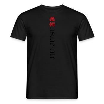 Jiu Jitsu - Men's T-Shirt - black - Front - AI Model Male 178 light (178cm)
