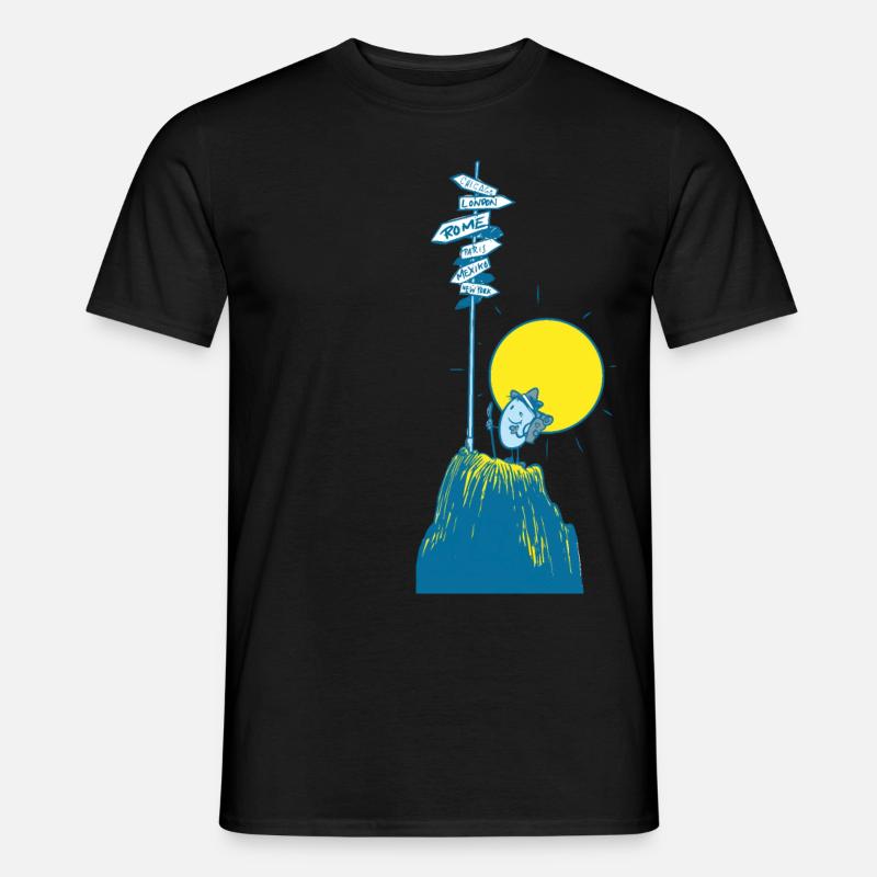 Der Wandersmann - Männer T-Shirt - undefined