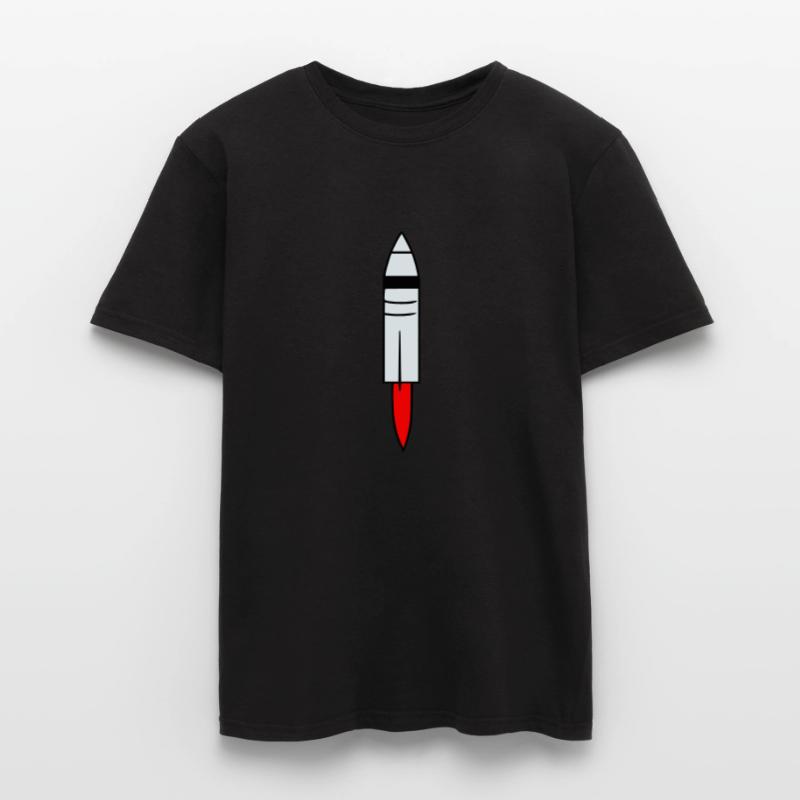 Spacecraft Rocket Space Space Flight Vector Men’s T-shirt