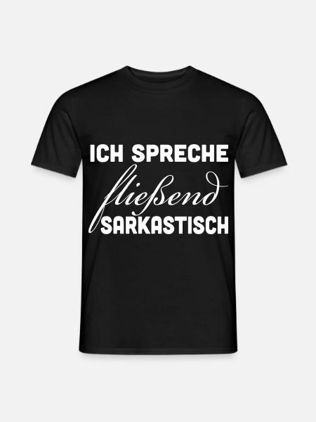Fluently Sarcastic - Men's T-Shirt - black