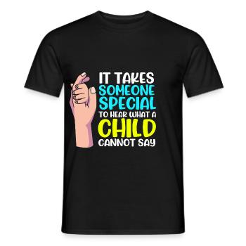 Orthophoniste Orthophoniste - T-shirt homme - noir - Devant - AI Model Male 178 light (178cm)