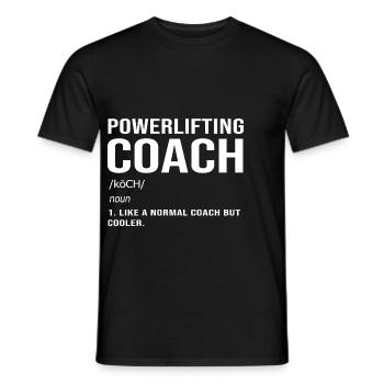 Soulevé de terre Gym Fitness Entraînement Haltère Bodybuilder - T-shirt homme - noir - Devant - AI Model Male 178 light (178cm)