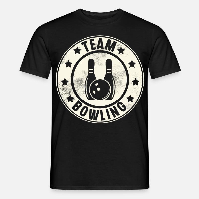 Équipe de bowling - T-shirt homme - noir