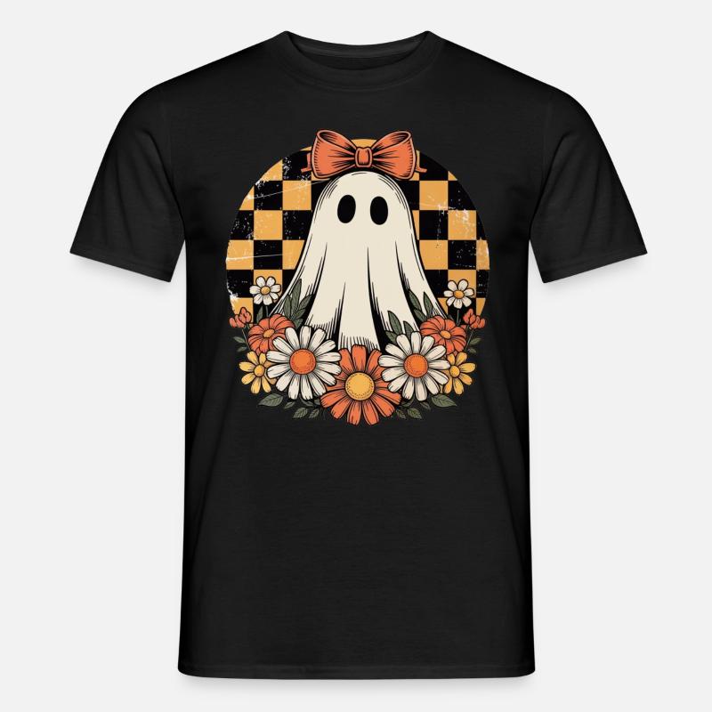 Geist Halloween - Männer T-Shirt - Schwarz