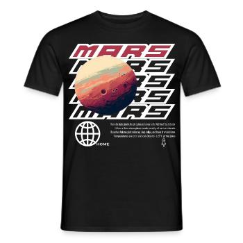 Mars - Männer T-Shirt - Schwarz - Vorne - AI Model Male 178 light (178cm)