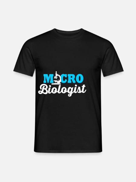 Microbiology Biology Biological Science - Men's T-Shirt - black