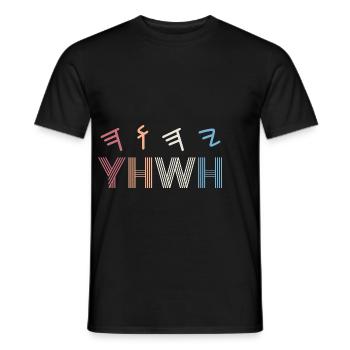 Yeshua Jude Jüdisch Judentum - Männer T-Shirt - Schwarz - Vorne - AI Model Male 178 light (178cm)