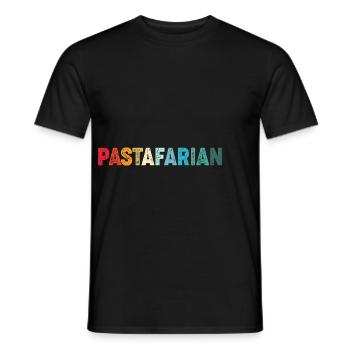 Flying Spaghetti Monster Pastafari FSM Atheist - Männer T-Shirt - Schwarz - Vorne - AI Model Male 178 light (178cm)