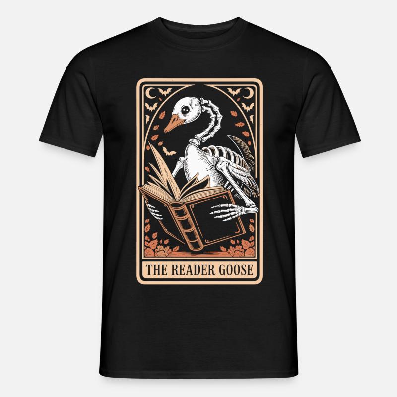 Tarot Gans Leser - Männer T-Shirt - Schwarz