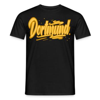 Dortmund - T-shirt homme - noir - Devant - AI Model Male 178 light (178cm)