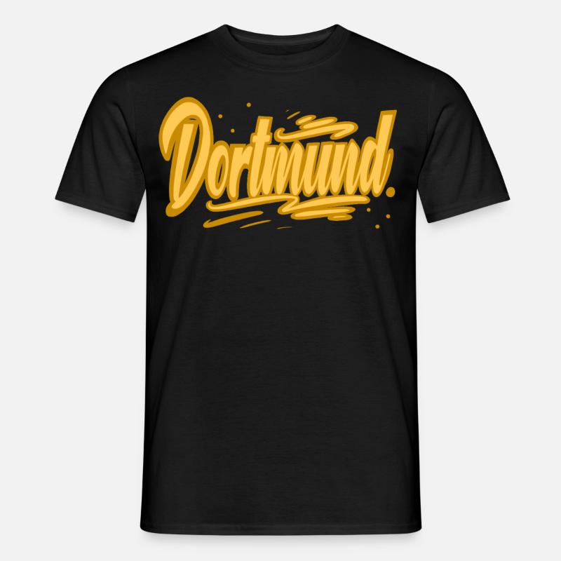 Dortmund - Männer T-Shirt - Schwarz