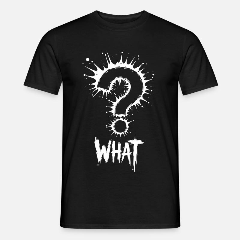 Quel point d’interrogation Splash - T-shirt homme - noir