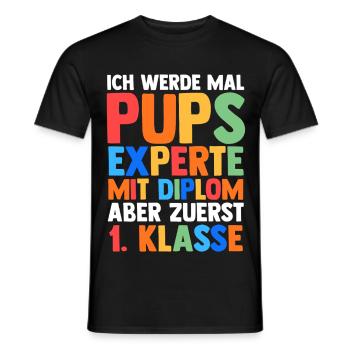 Garderie Sortants Première Primaire Inscription Écolier - T-shirt homme - noir - Devant - AI Model Male 178 light (178cm)
