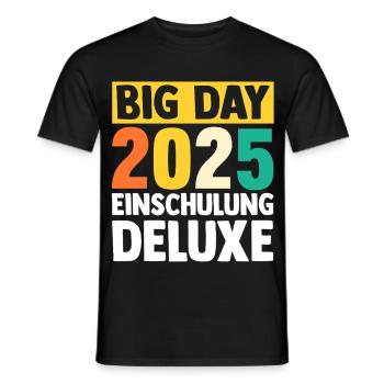 Kita Abschied Erste Klasse Einschulung 2025 - Männer T-Shirt - Schwarz - Vorne - AI Model Male 178 light (178cm)
