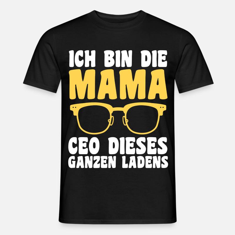 Mutter Team Mama - Männer T-Shirt - Schwarz