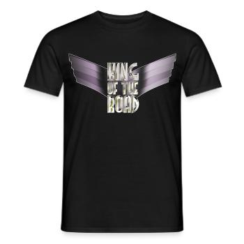 King Of The Road White Steel - Men's T-Shirt - black - Front - AI Model Male 178 light (178cm)