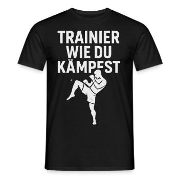 Chemise de fitness Gym Sport Style - T-shirt homme - noir - Devant - AI Model Male 178 light (178cm)