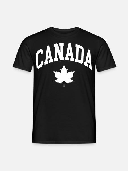 Canada Flag - Men's T-Shirt - black