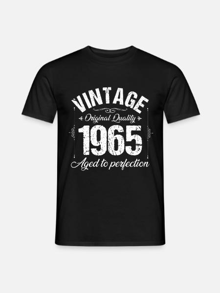 60. urodziny 1965 - Mænd T-shirt - sort