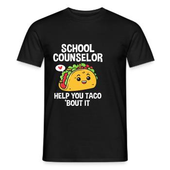 Schulbetreuer Schulberater Mentor School Counselor - Men's T-Shirt - black - Front - AI Model Male 178 light (178cm)