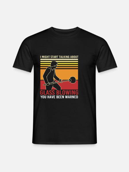 Glass Glassblower - Men's T-Shirt - black