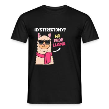 Ovarian Hysterectomy Uterus Uterus - Men's T-Shirt - black - Front - AI Model Male 178 light (178cm)