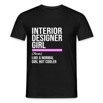 Architecture Architect Interior Designer - Men's T-Shirt - black - Front - AI Model Male 178 light (178cm)