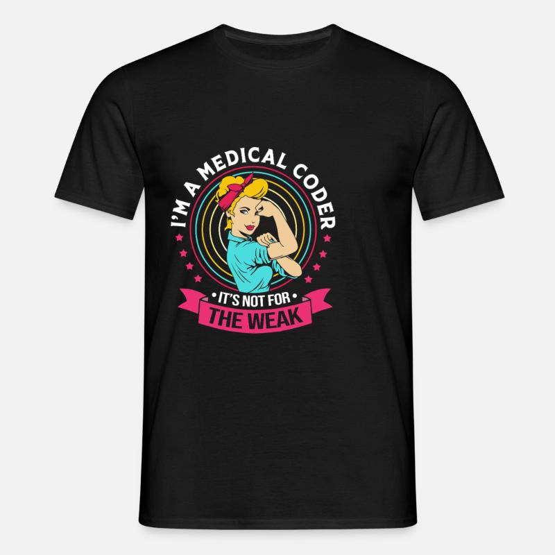 Programmierer Medizin - Männer T-Shirt - Schwarz