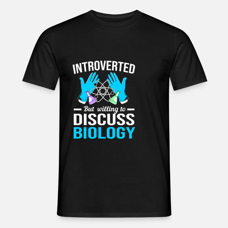 Molekül Strukturformel - Männer T-Shirt - Schwarz