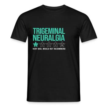 Trigeminusneuralgie - Männer T-Shirt - Schwarz - Vorne - AI Model Male 178 light (178cm)