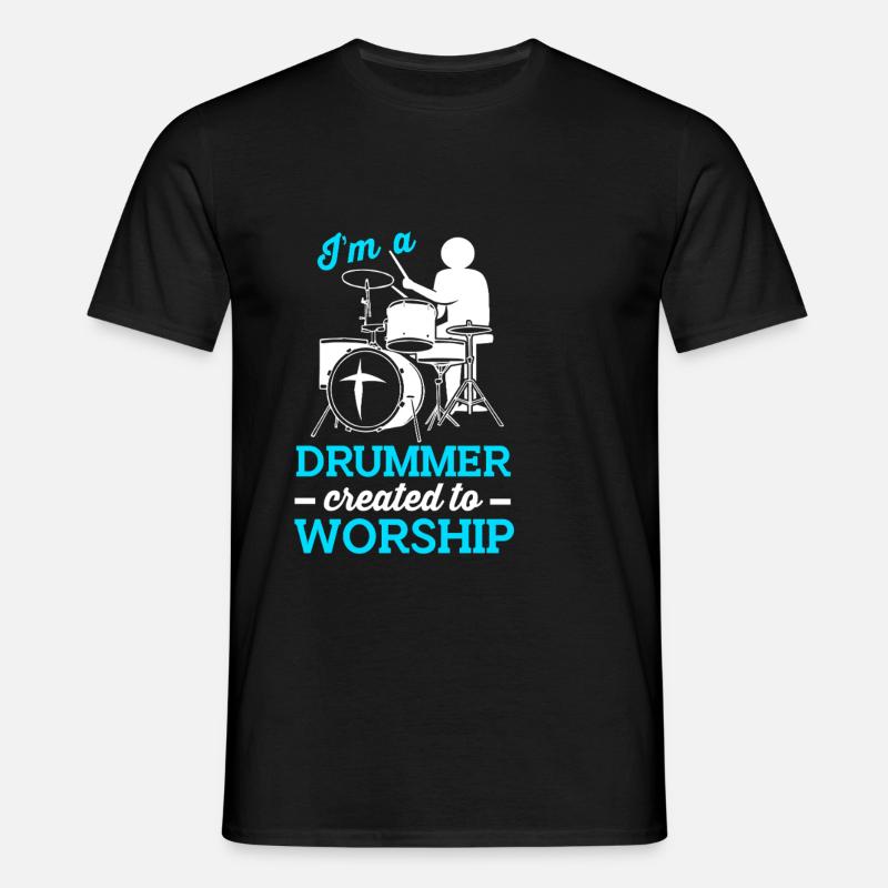 Drumsticks Drums Drummers - Men's T-Shirt - black