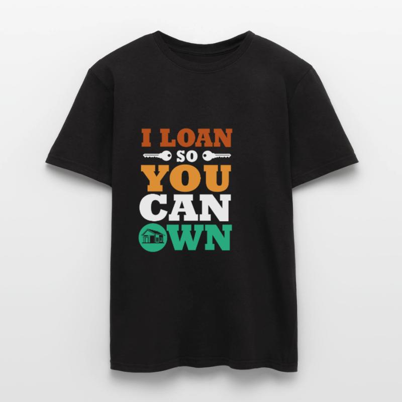Hypothek Eigentumswohnung Schulden Männer T-Shirt