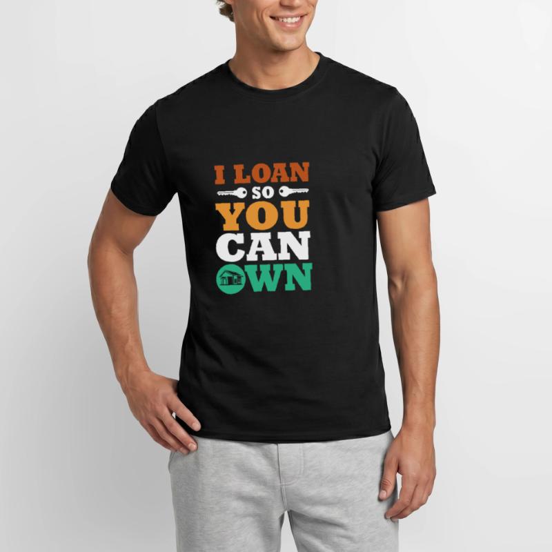 Hypothek Eigentumswohnung Schulden Männer T-Shirt
