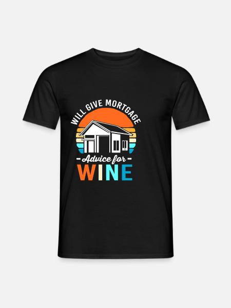 Debt Condominium Mortgage - Men's T-Shirt - black