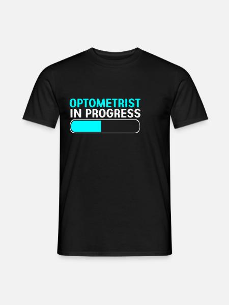 Optik Optiker Augenarzt - Männer T-Shirt - Schwarz