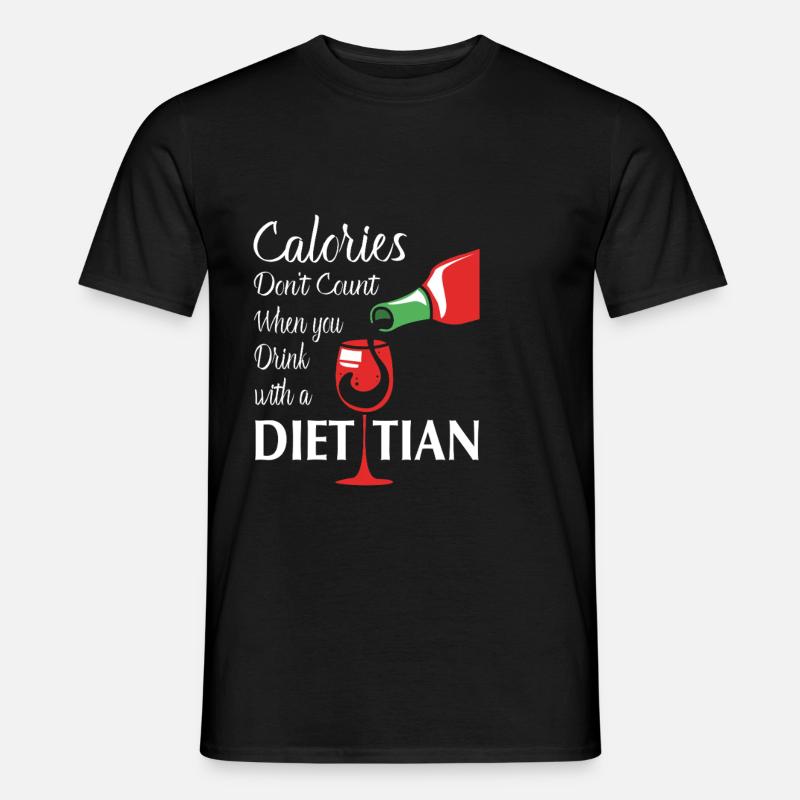 Diät Diätassistent - Männer T-Shirt - Schwarz