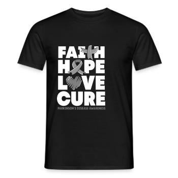 Parkinson Krankheit - Männer T-Shirt - Schwarz - Vorne - AI Model Male 178 light (178cm)