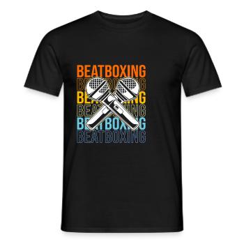 Boîte à rythmes - T-shirt homme - noir - Devant - AI Model Male 178 light (178cm)