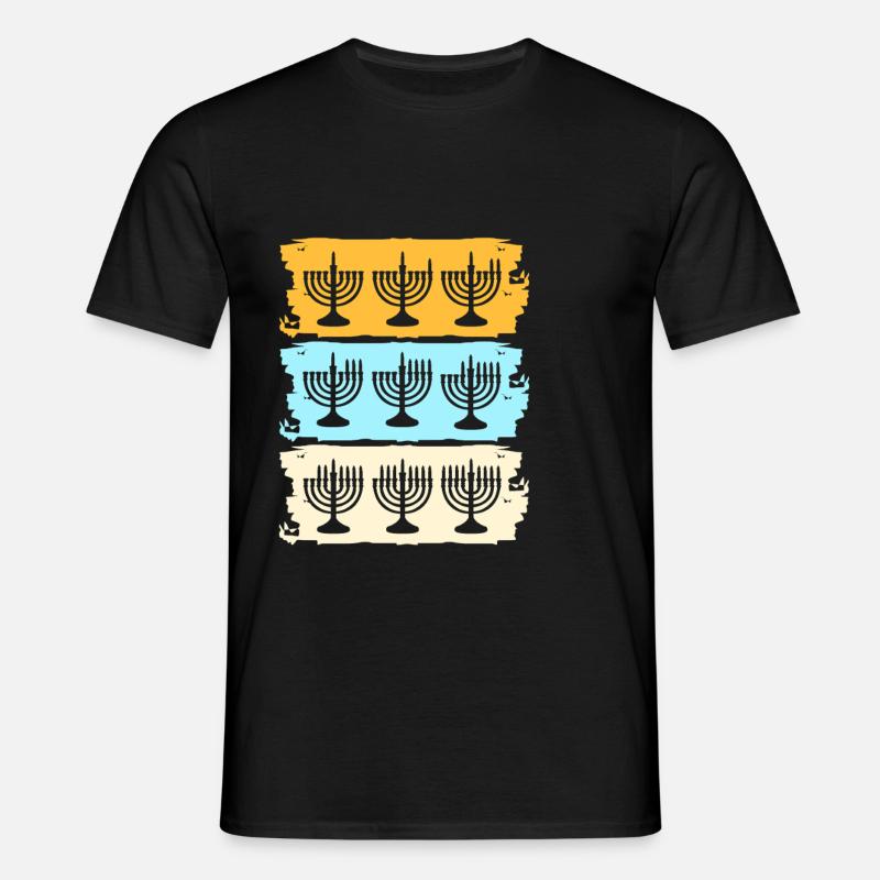 Hanoukka Hanoukka Hanoukka - T-shirt Homme - noir