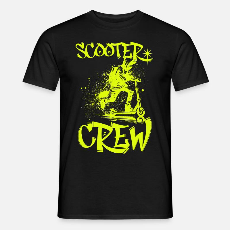 Scooter Design - Scooter Crew - Männer T-Shirt - Schwarz