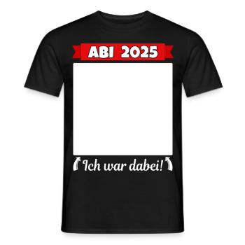 Abi 2025 Abitur Abschluss Gästebuch Abiturient - Männer T-Shirt - Schwarz - Vorne - AI Model Male 178 light (178cm)