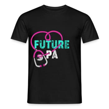 Physician Assistant Nursing MFA PA - Men's T-Shirt - black - Front - AI Model Male 178 light (178cm)