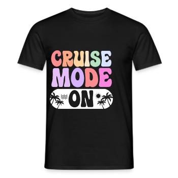Cruise Cruise Ship - Men's T-Shirt - black - Front - AI Model Male 178 light (178cm)