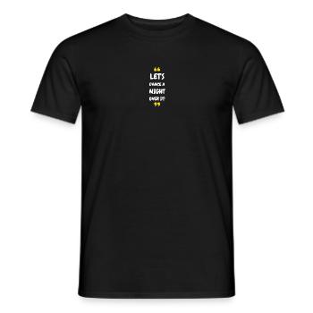 Dansons une nuit dessus ! - T-shirt homme - noir - Devant - AI Model Male 178 light (178cm)