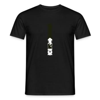 Rasen mähen - Männer T-Shirt - Schwarz - Vorne - AI Model Male 178 light (178cm)