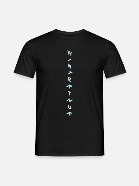 Winterthur - Männer T-Shirt - Schwarz