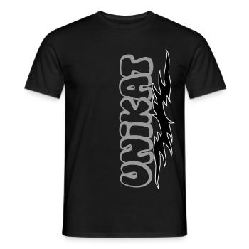 unikat - Männer T-Shirt - Schwarz - Vorne - AI Model Male 178 light (178cm)